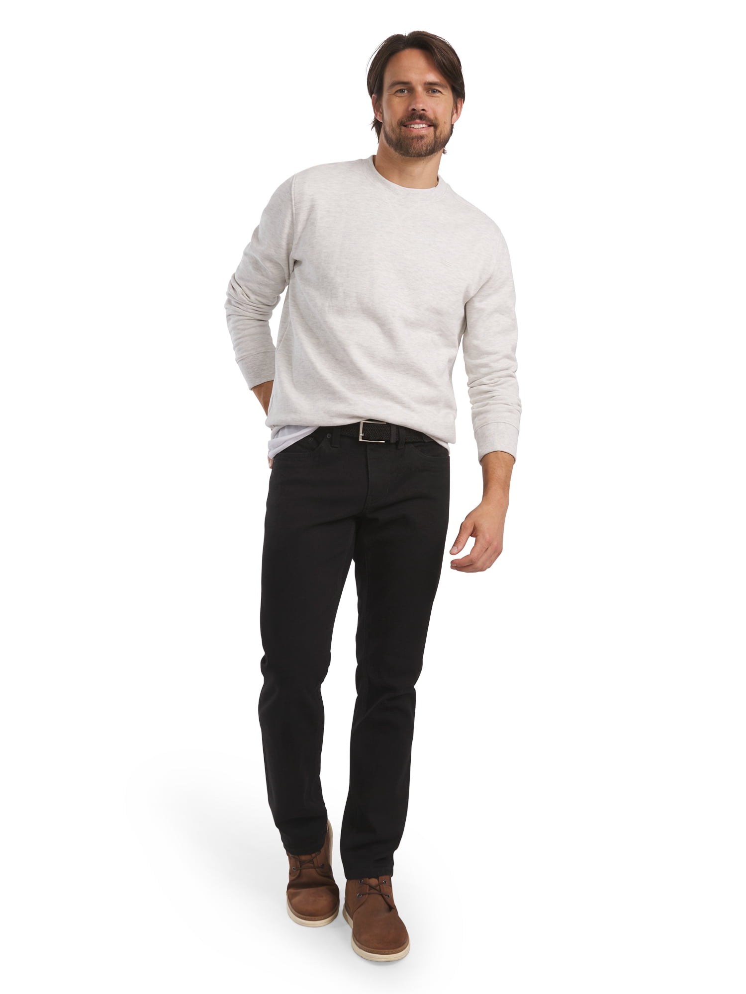 Chaps Men's & Big Men's Everyday Fleece Crewneck Sweatshirt, Sizes S-2XL