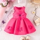 thumbnail image 4 of Vestido de Cumpleaños para Niñas Color Sólido sin Mangas Correa de Hombro Vestido de Princesa para Niñas Falda Plisada de Moda, 4 of 9