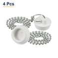thumbnail image 4 of Uxcell 4Pcs Rubber Drain Stopper with Chain and Hanging Ring, Bathtub Drain Plug Fits 1 inch, Rubber Sink Stopper Drain Plug for Bathtub, Kitchen and Bathroom, White, 4 of 6
