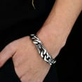 thumbnail image 5 of K-KED Nordic Viking Collection Viking Vintage Personalized Stainless Steel Bracelet-23cm, 5 of 9