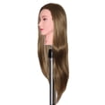 thumbnail image 4 of Bellrino 28" Cosmetology Mannequin Manikin Training Head with Synthetic Fiber - Rita (CLAMP HOLDER INCLUDED), 4 of 4