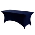 thumbnail image 1 of Stretchable Polyester Rectangle Table Cover for Outdoor Events – Elastic Fitted Design for Parties Weddings Banquets and Gatherings – - Table Protector, 1 of 7