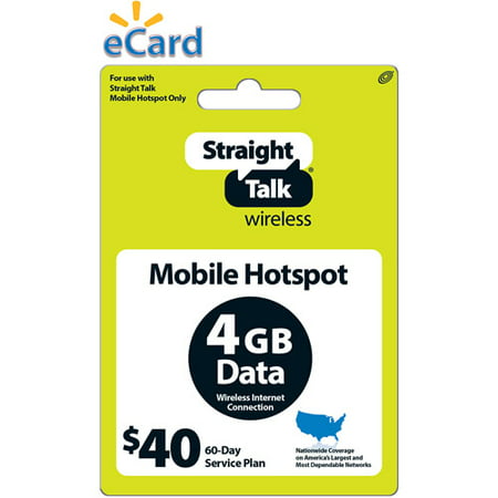 Straight Talk Broadband 4GB $40 (Email Delivery) (Best Mobile Broadband Provider)
