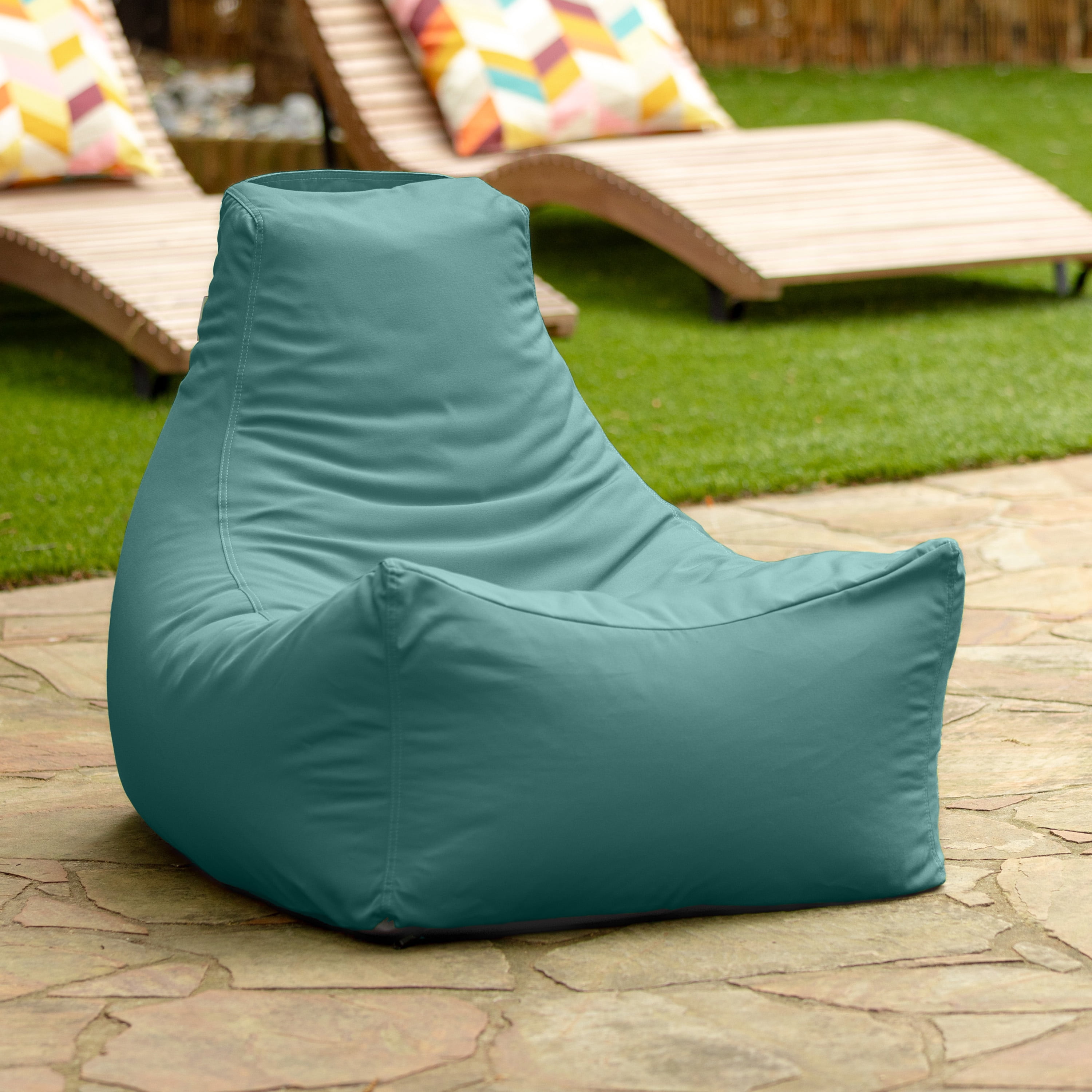 Jaxx Juniper Outdoor Bean Bag Patio Chair & Poolside Lounge, Breeze