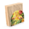 thumbnail image 3 of WOBOGO Watercolor Flamingo Clear Acrylic Napkin Holder Kitchen Tissue Face Towel Cocktail Rack Bar Restaurant Dinner Paper Dispenser, 3 of 9
