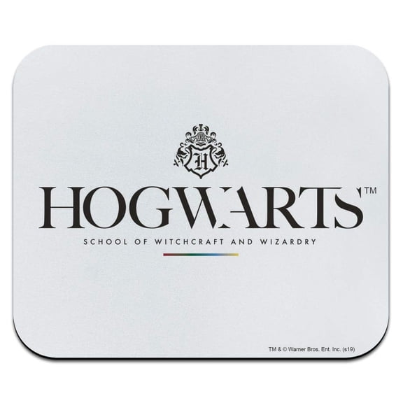 Harry Potter Hogwarts Modern Logo Low Profile Thin Mouse Pad Mousepad