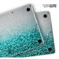 thumbnail image 5 of DesignSkinz Aqua Blue & Silver Glimmer Fade Full-Body Skin Decal Wrap Cover for MacBook Pro 13" with CD Drive (A1278), 5 of 9