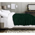 thumbnail image 5 of Utopia Bedding Forest Green Fleece Blanket Queen Size Lightweight Fuzzy Plush Anti-Static Microfiber Bed Blanket (90x90 Inch), 5 of 7