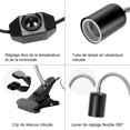 thumbnail image 3 of Kit de Lámpara calefactora Apalfuy para tortugas con 2 bombillas UVA UVB 25W 50W, 3 of 5