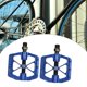 thumbnail image 5 of Paquete de 2 pedales de bicicleta de montaña Pedal plano de bicicleta de rodamiento sellada de aluminio para bicicleta de carretera BMX Azul Macarena pedales de bicicleta de montaña, 5 of 8