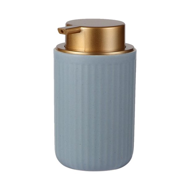 Dispensador de jabón vacío, botella de 400ml, contenedor recargable para jabón de manos, acondicionador, loción, cocina, Hotel. , Azul Soledad Dispensador de jabón