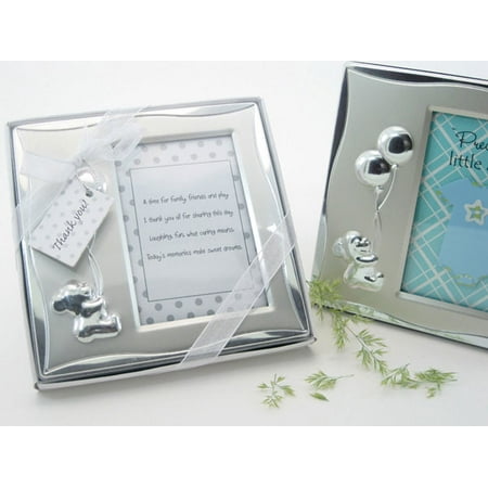 Best Wishes Gift - Bear's Best Wishes Brushed Photo Frame in Gift Box