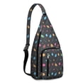 thumbnail image 1 of Astronomy Sling Backpack - Detailed Solar System Design Shoulder Bag, Compact Pack for Essential Carry & Daily Use, 1 of 4