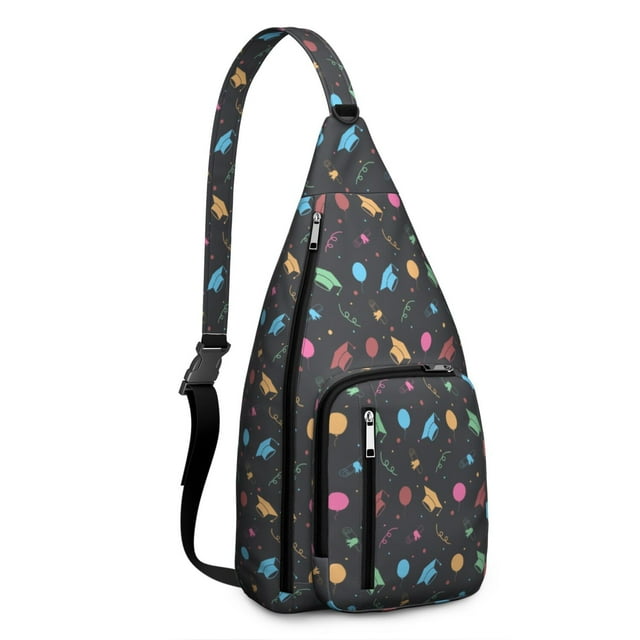 Astronomy Sling Backpack - Detailed Solar System Design Shoulder Bag, Compact Pack for Essential Carry & Daily Use