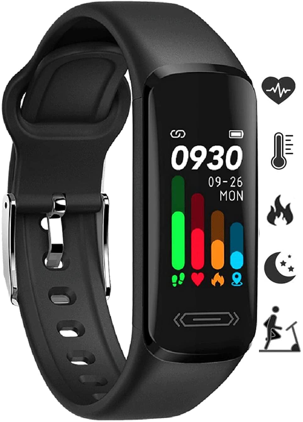 Calorie Counte Heart Rate Sleep Monitor Step Smart Sport Fitness Tracker watch 