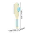 thumbnail image 3 of FEOLGEHLY Fine Tooth Flea Comb for Dogs Cats - Pet Grooming Comb with Stainless Steel Teeth Removes Fleas Undercoat and Tangles, Ergonomic Anti-Slip Handle Flea Comb for All Hair Types (Yellow), 3 of 6