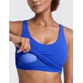 thumbnail image 4 of CRZ YOGA Butterlift Racerback Crop Tank Tops for Women U Neck Yoga Padded Longline Sports Bras Workout, 4 of 6