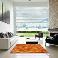 thumbnail image 6 of Ahgly Company Indoor Rectangle Patterned Neon Red Area Rugs, 2' x 3', 6 of 6