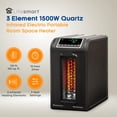thumbnail image 2 of LifeSmart Chauffage d'Appoint Portable Électrique Infrarouge 3 Éléments 1500W, 2 of 10