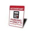 thumbnail image 4 of Accountant Parking Novelty Sign, Metal Wall Decor - 10x14 inches, 4 of 4