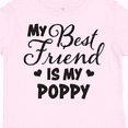 thumbnail image 4 of Inktastic My Best Friend is My Poppy with Hearts Boys or Girls Toddler T-Shirt, 4 of 5