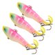 thumbnail image 1 of Señuelo de pesca, 3 piezas de doble cola suave cebo de pesca aparejos de pesca tecnología innovadora, 1 of 9