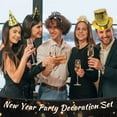 thumbnail image 7 of Tumao New Years Eve Decorations 2026, New Year Party Hats, Headbands, Bead Necklace, Balloon, Partyy Blowouts for Black Gold new years Eve Decorations 2026 Party Accessories, 7 of 7