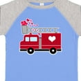 thumbnail image 3 of Inktastic Valentine's Day Red Firetruck with Pink Hearts Gift Toddler Boy or Toddler Girl T-Shirt, 3 of 4