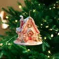 thumbnail image 3 of KCEHTA Christmas Snow Village Houses Ornaments, New Home Ornament 2024, House Warming Gifts New Home, Personalized Farmhouse Christmas Tree Ornaments Christmas Decorations, 3 of 6