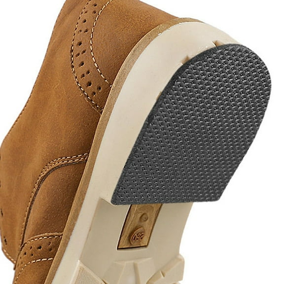 STOBOK Noise Reduction Shoe Sole Protectors Black Adhesive Anti Skid Pads for Shoe Bottom