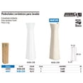 thumbnail image 1 of Pedestal cerámico para lavabo, blanco, Foset Foset MUBA-20B, 1 of 1