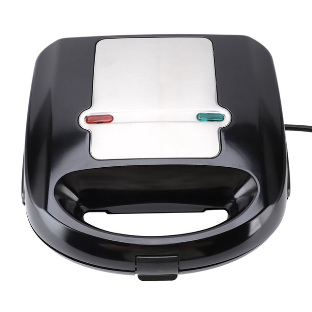 6 in 1 Mini Donut Maker, Double Sided Heating Waffle Maker Sandwich Maker Grill Maker Madeleines Maker Nut Cake Maker Non Stick Small Breakfast Machine with 10 Removable Plates