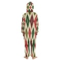 thumbnail image 3 of Vzayyk 4T-14Y Size Aviliable Cozy One-Piece Footless Sleeper Pajama Dark Cream Light Beige, 3 of 8