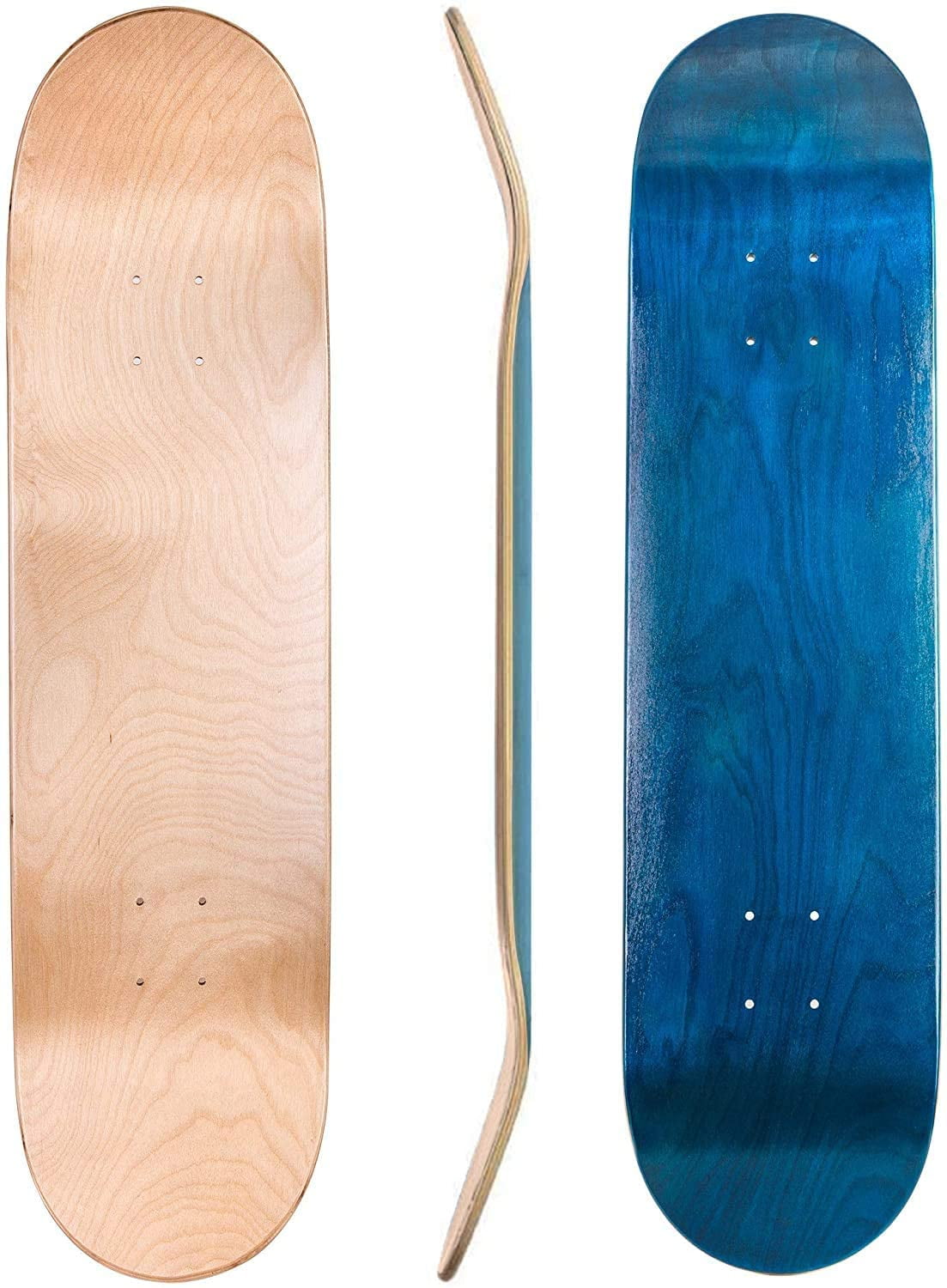 Cal 7 Blank Maple Skateboard Deck 7.75", 8", 8.25", 8.5" (8 inch