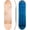 Blue/Natural, variant on Cal 7 Blank Maple Skateboard Deck |7.75", 8", 8.25", 8.5"| (7.75 inch, Green/Natural)