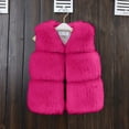 thumbnail image 5 of Fuzzy Vest for Girls Pink Vest Warm Winter Clothes Girls Vests 9-10 Years, 5 of 5