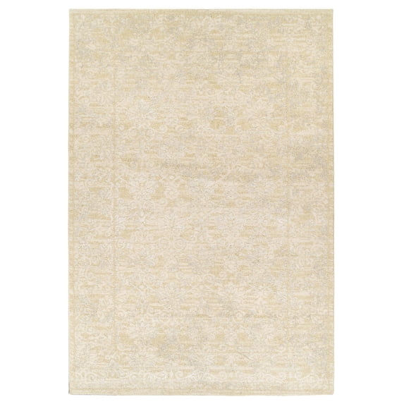 Kas Champagne Tranquility Machine-Made 100% Multi-Textured Polypropelene 9' x 13' - Area Rug