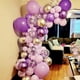 thumbnail image 2 of Ubiuo Baby Shower Decorations For Girl 140 Pcs Purple Balloon Garland Kit Metallic Purple Silver Balloon Arch 12 Pcs Butterfly Stickers Confetti For B, 2 of 3