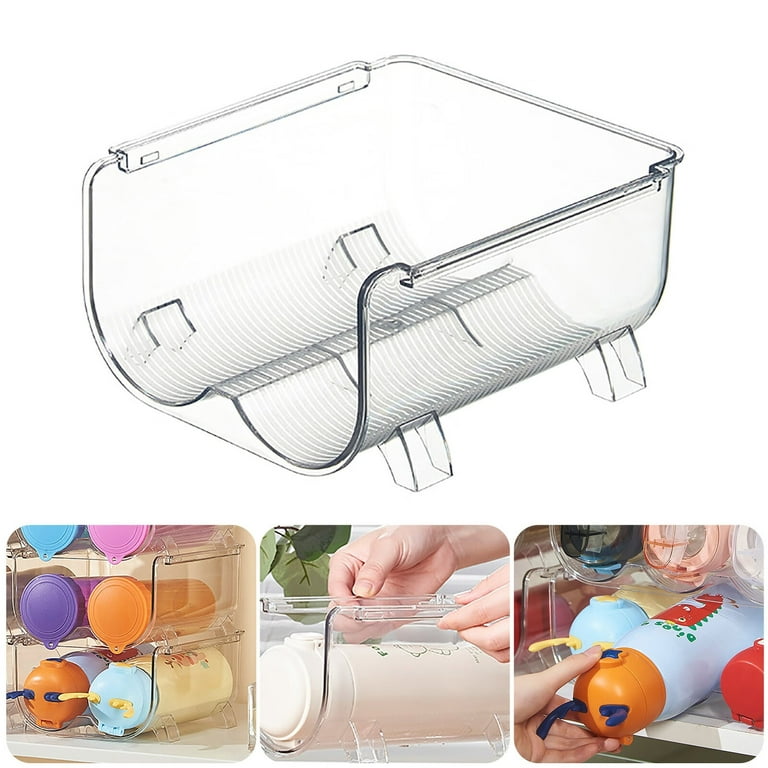Spaclear Water Bottle Organizer, Stackable Kitchen Pantry