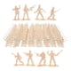 thumbnail image 2 of Figuras de soldados de 100 piezas Hugo Juguete de acción Beige 4.5cm, 2 of 6