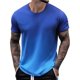 thumbnail image 1 of Playeras Deportivas Para Hombre, Transpirables, De Verano, Para Hacer Ejercicio, De Seda Helada, 1 of 4