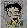 thumbnail image 2 of Betty Boop Sassy Cute Retro Toon Zip Hoodie Sweatshirt Women Brisco Brands S, 2 of 6