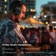thumbnail image 2 of Auriculares Bluetooth Rumoon Over Ear 100H Playtime negros, 2 of 8