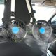 thumbnail image 1 of Ventilador eléctrico para coche Mini ventilador de coche de bajo ruido de 12/24 V con doble cabezal, 1 of 3
