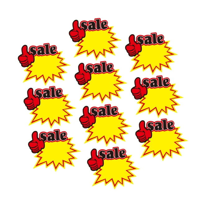 10 Unids Promoción de Venta de Señal de Publicidad Etiquetas de Precio Etiquetas de Precio de Venta Etiqueta de Entradas de Precio , estilo A Salvador Dali Señales de etiquetas de precio