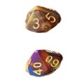 thumbnail image 3 of Dados Poliédricos Zulema D8 D10 D12 D20 Juegos de Favores 4 Colores, 3 of 8