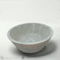 thumbnail image 3 of Beige Marble Conical Vessel Sink – 16.53 Inch Handcrafted Stone Basin, Polished Natural Marble Bathroom Sink, Durable V-Shaped Vanity Sink for Modern and Classic Interiors, 3 of 4