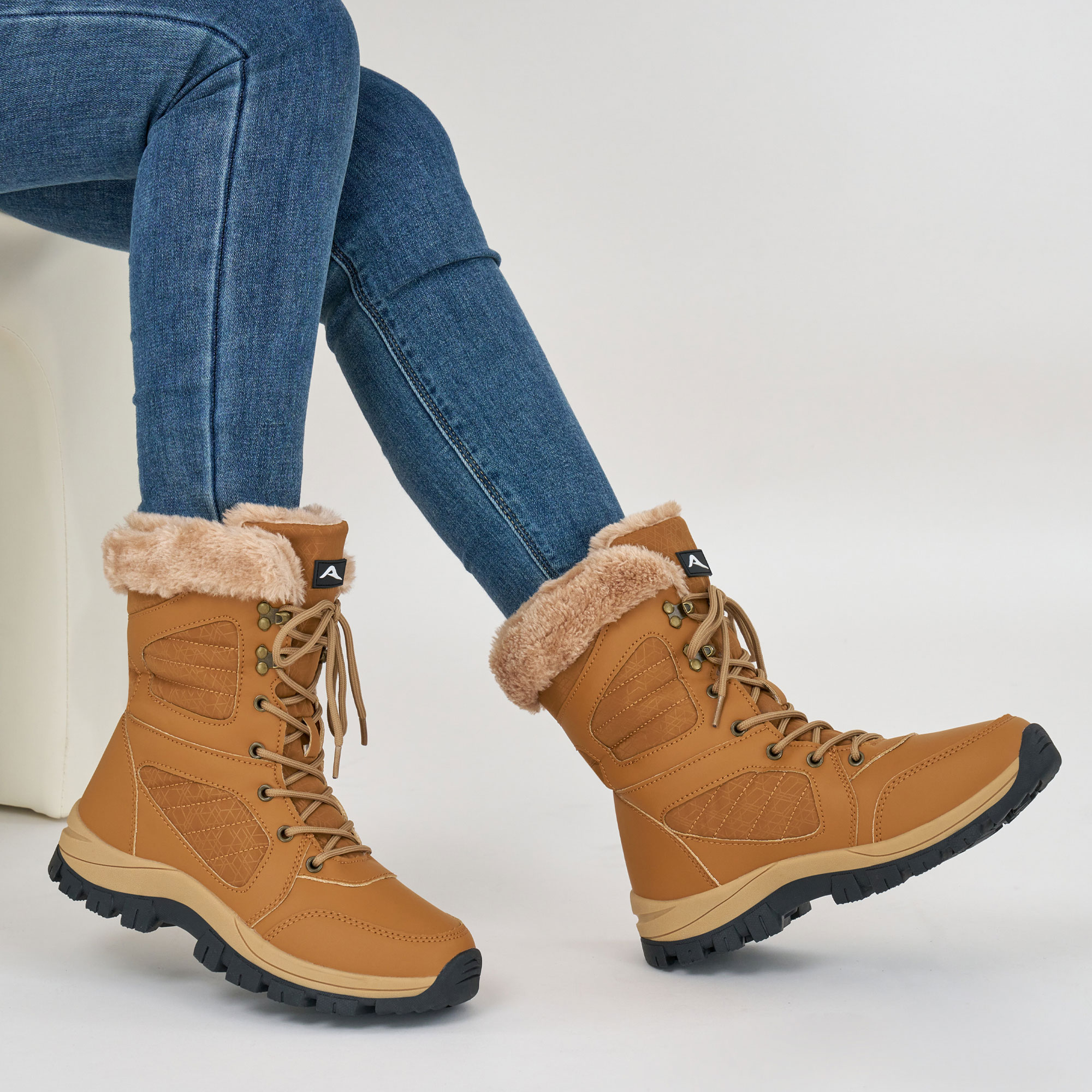 Ecetana Women's Snow Boots with Faux Fur Lining photo 6