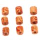 thumbnail image 5 of 500 cuentas de madera pintadas de 0.197 x 0.197 in, cuentas de barril sueltas para manualidades, hacer pulseras y collares., 5 of 5