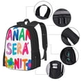thumbnail image 3 of Sac à Dos MAANA SER BONITO Grande Capacité Sac pour Ordinateur Portable Léger Sangles Réglables Décontracté Grande Capacité, 3 of 3